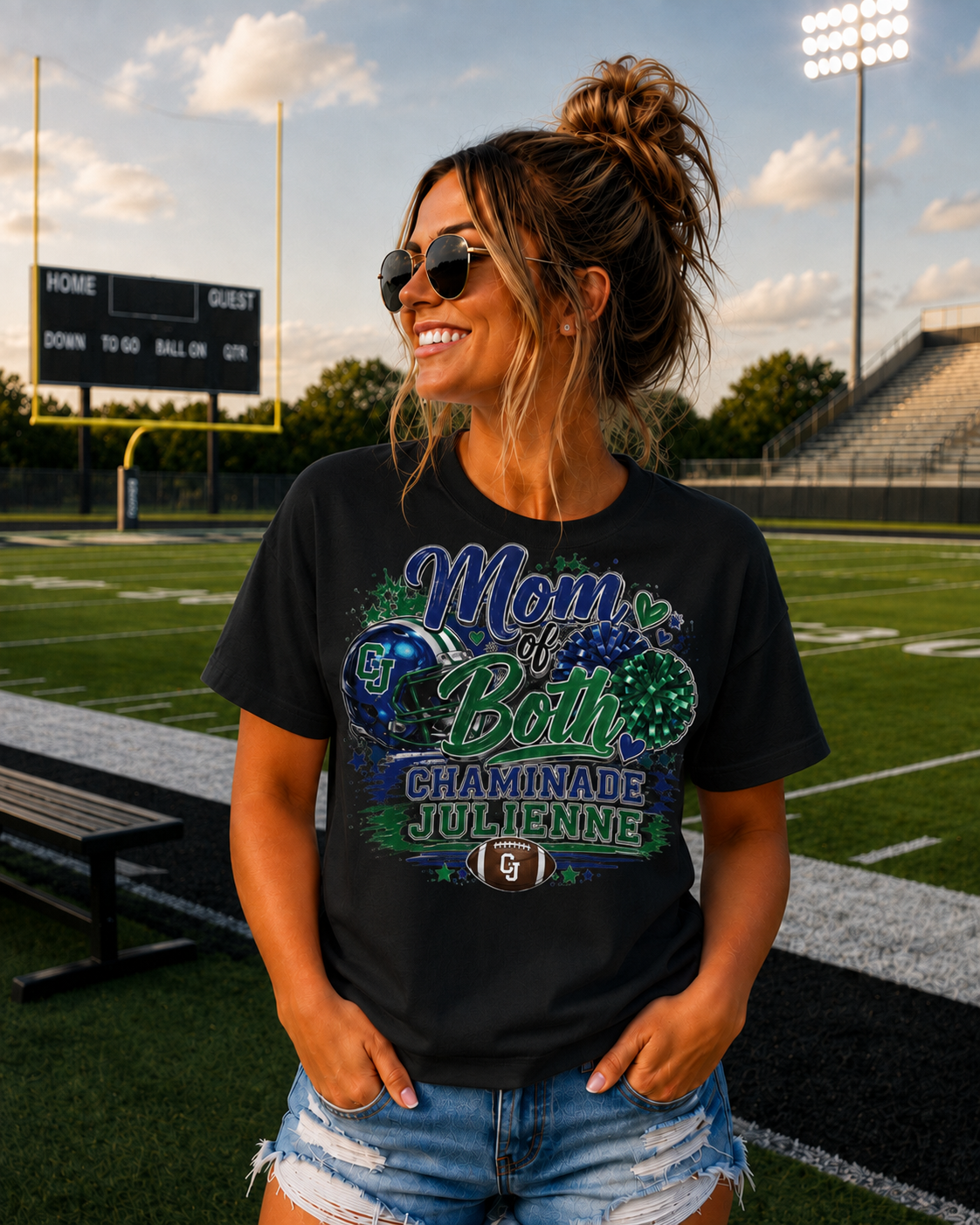 CJ Mom of Both Tee