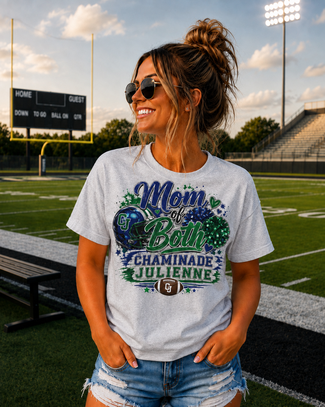 CJ Mom of Both Tee