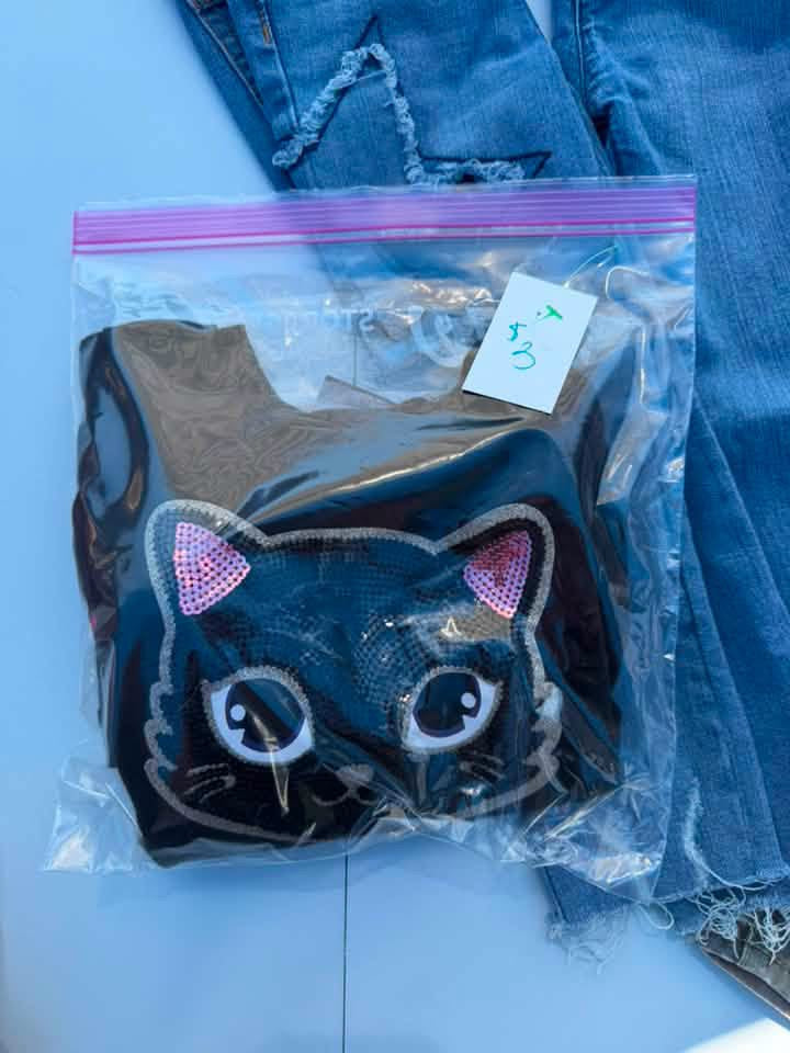 Girls 4T - 2pc Cat Outfit w/ Leggings