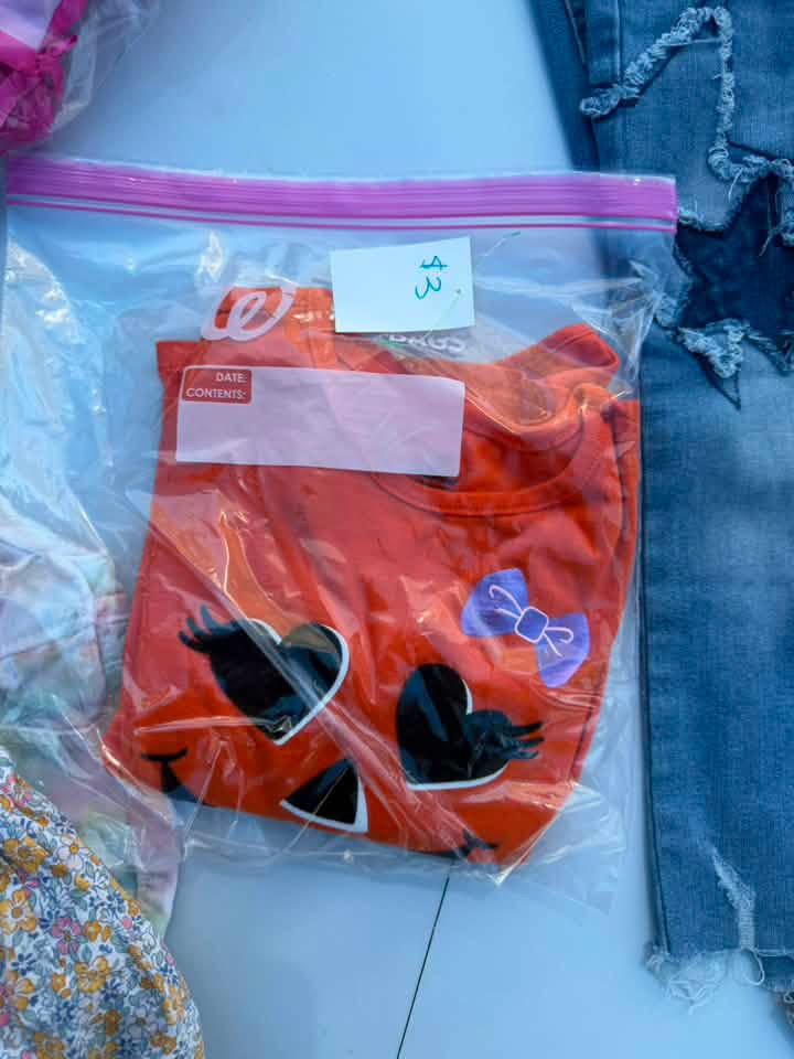 Girls 4T - 2pc Halloween Shirts Longsleeve