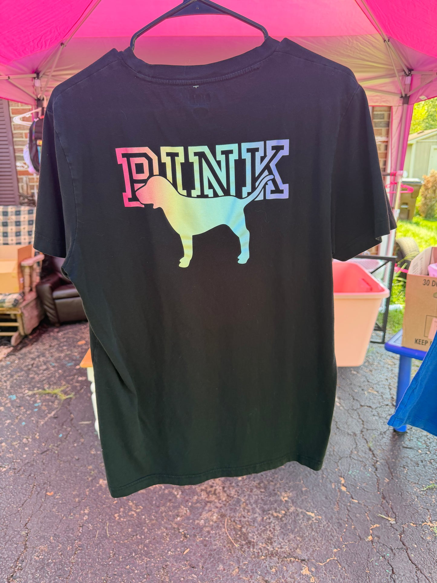 VS Pink Campus Tee multicolor size Medium