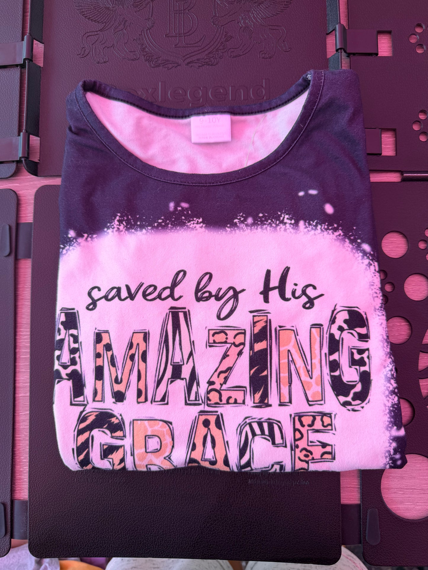 Girls 10/12 amazing grace long sleeve