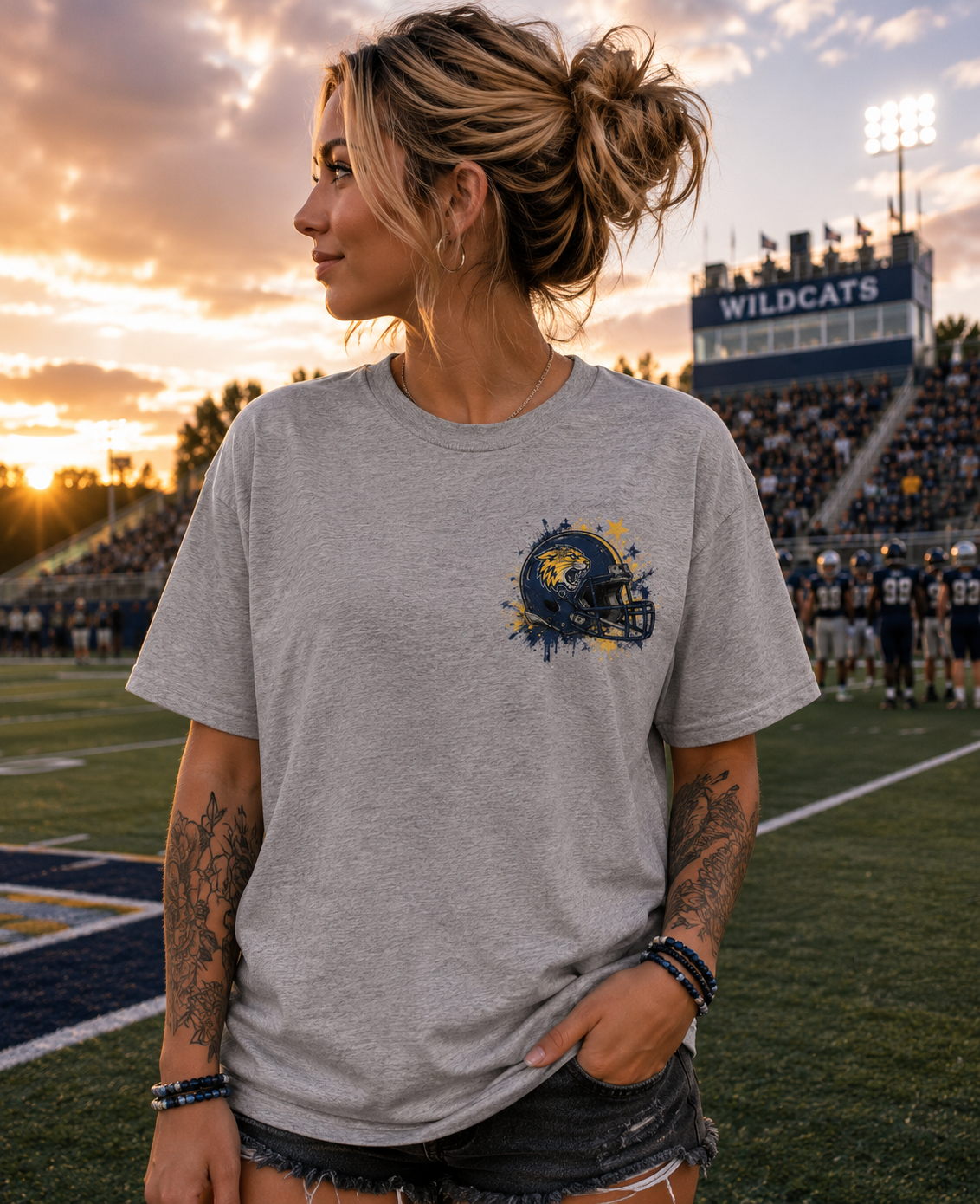 Springfield Wildcats graffiti Tee