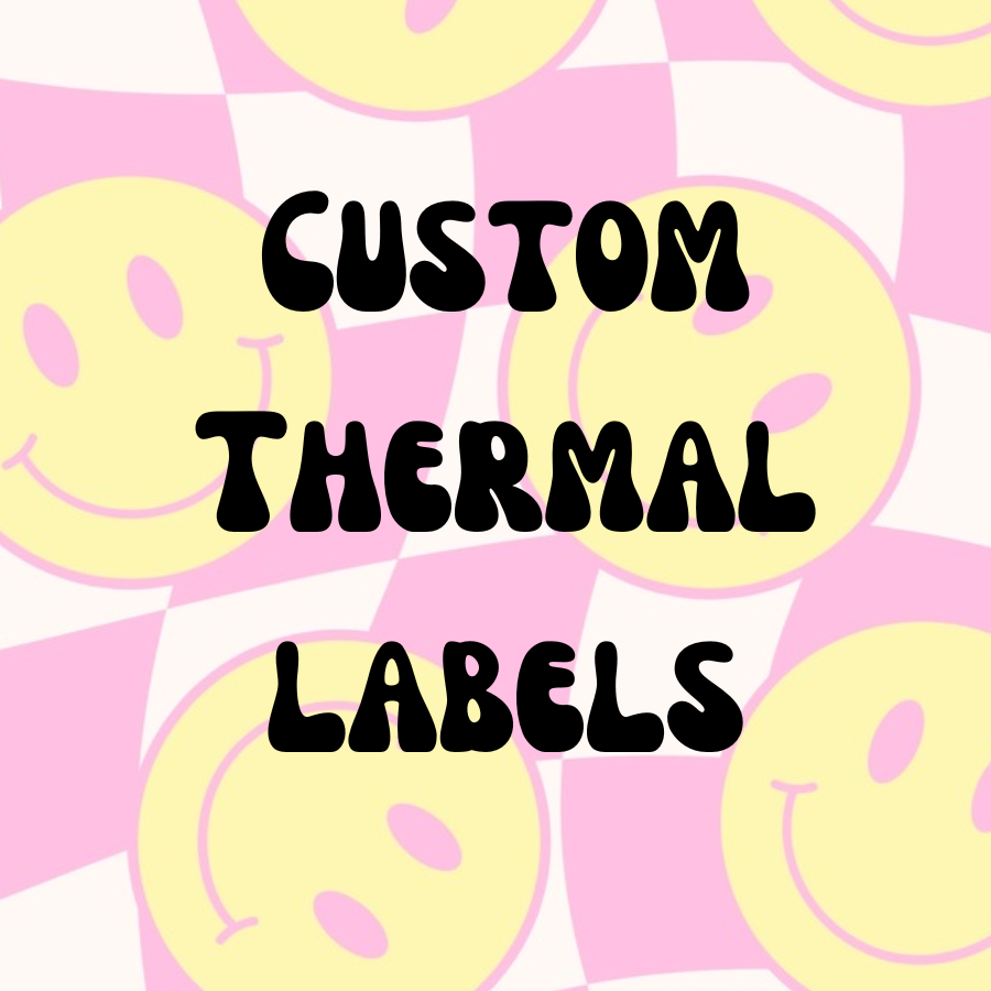 Custom 3x2 Thermal Labels 100pc